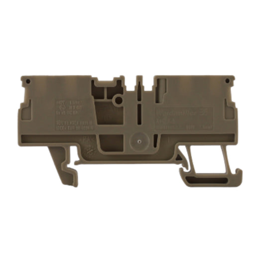 Morsetto passante beige 1 piano 1,5 mmq 4 conduttori Weidmuller