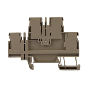 Morsetto passante beige 2,5MMQ 2 piani 2X2 conduttori Weidmuller