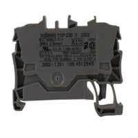 Morsettiera passante grigia 24A 2,5mmq 1 piano 2 vie Wago