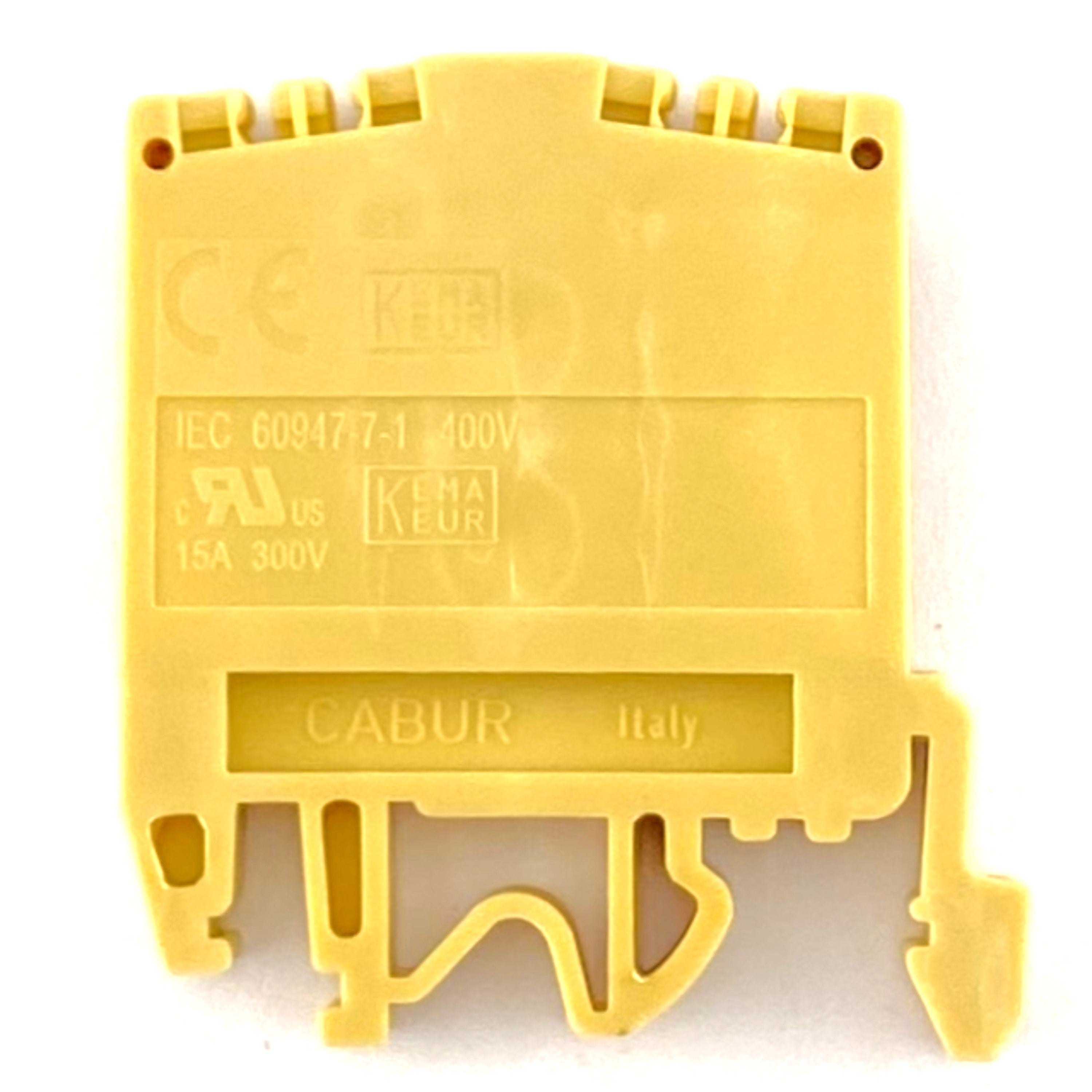 Morsetto passante beige 2X2,5 mmq Cabur