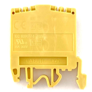 Morsetto passante beige 2X2,5 mmq Cabur