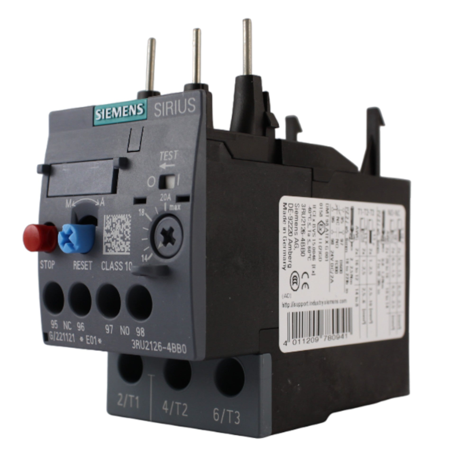 Relè Termico di Sovraccarico 14-20A - SIEMENS