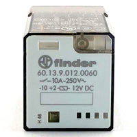 Relè industriale undical 3 vie 10A 12VCC Finder