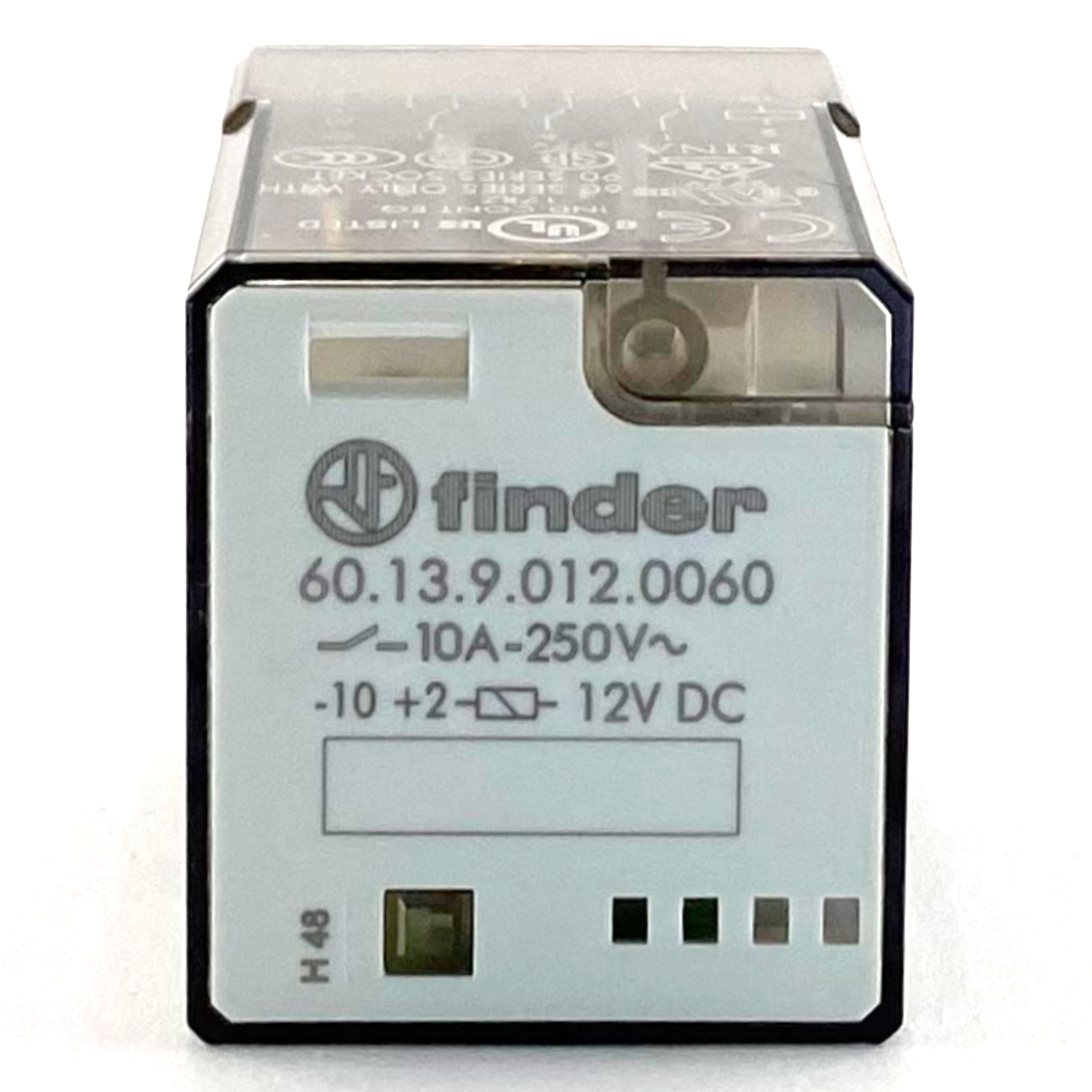 Relè industriale undical 3 vie 10A 12VCC Finder