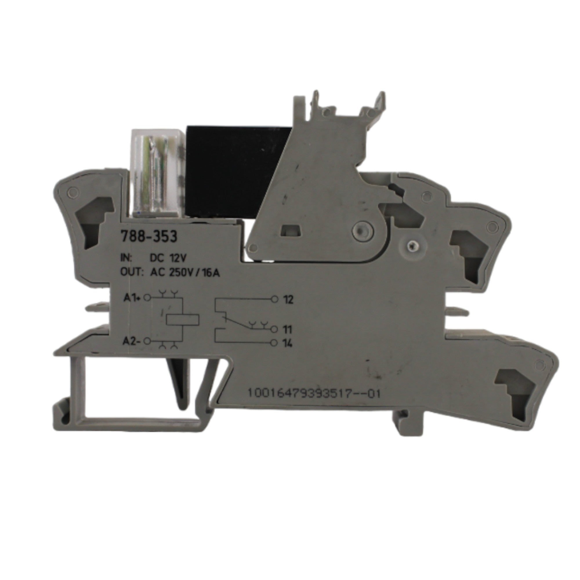 Relè di Scambio + Zoccolo 12 VDC AGSNO2 1Via+Diodo WAGO