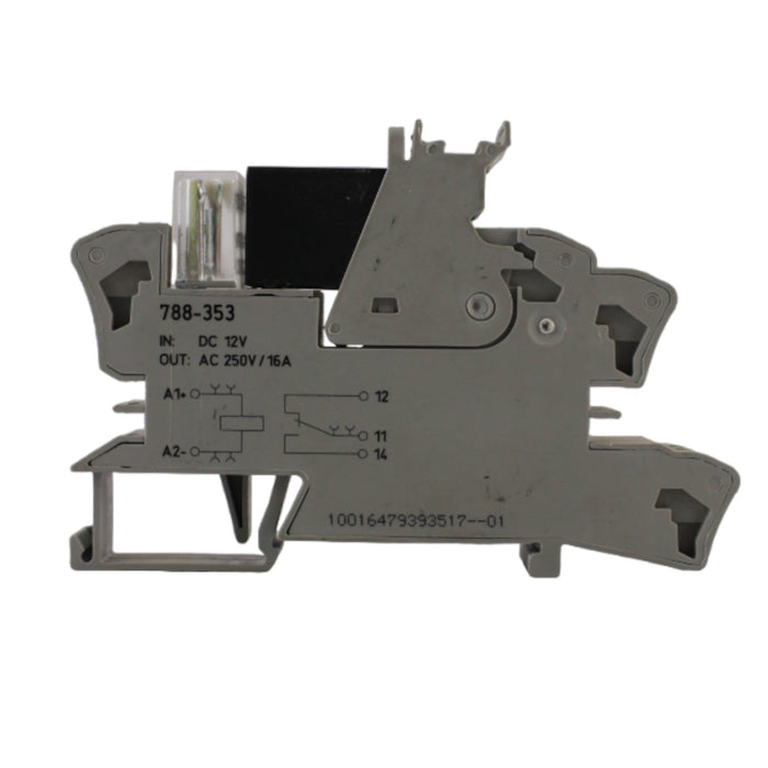 Relè di Scambio + Zoccolo 12 VDC AGSNO2 1Via+Diodo WAGO