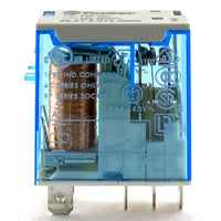 Relè industriale faston 4,8 1vie 16A 12VCC Finder