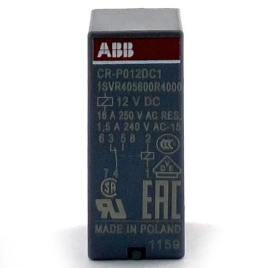 Relè deviatore 12 VDC/16A 2 vie 1 polo Abb