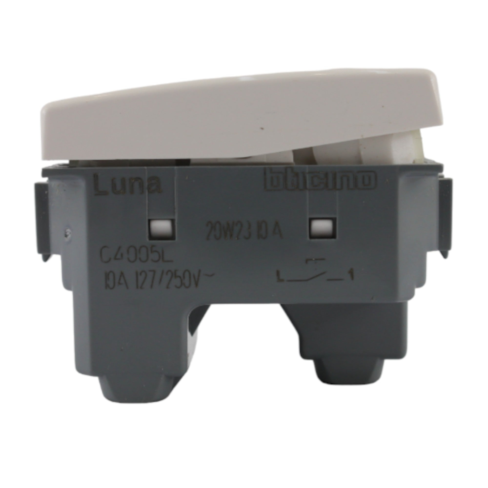 Pulsante 10A illuminabile Luna Bticino