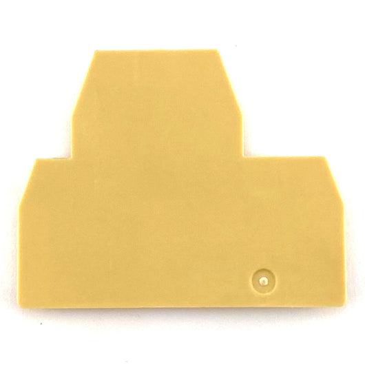 Piastra terminale per morsetto 1,5mmq beige Cabur