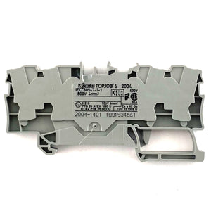 Morsetto passante grigio 4,0mmq. Wago