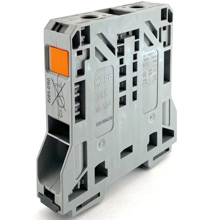 Morsetto passante grigio 50,0mmq. Wago