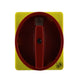 Maniglia 67 X 67 giallo/rosso 1-0-2 lucchettabile (adatto a serie commutatori a camme Phoenix 12, 16, 20) Giovenzana