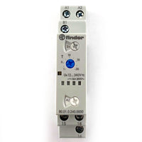 Minirelè temporizzato 12VCC/240VCA Finder