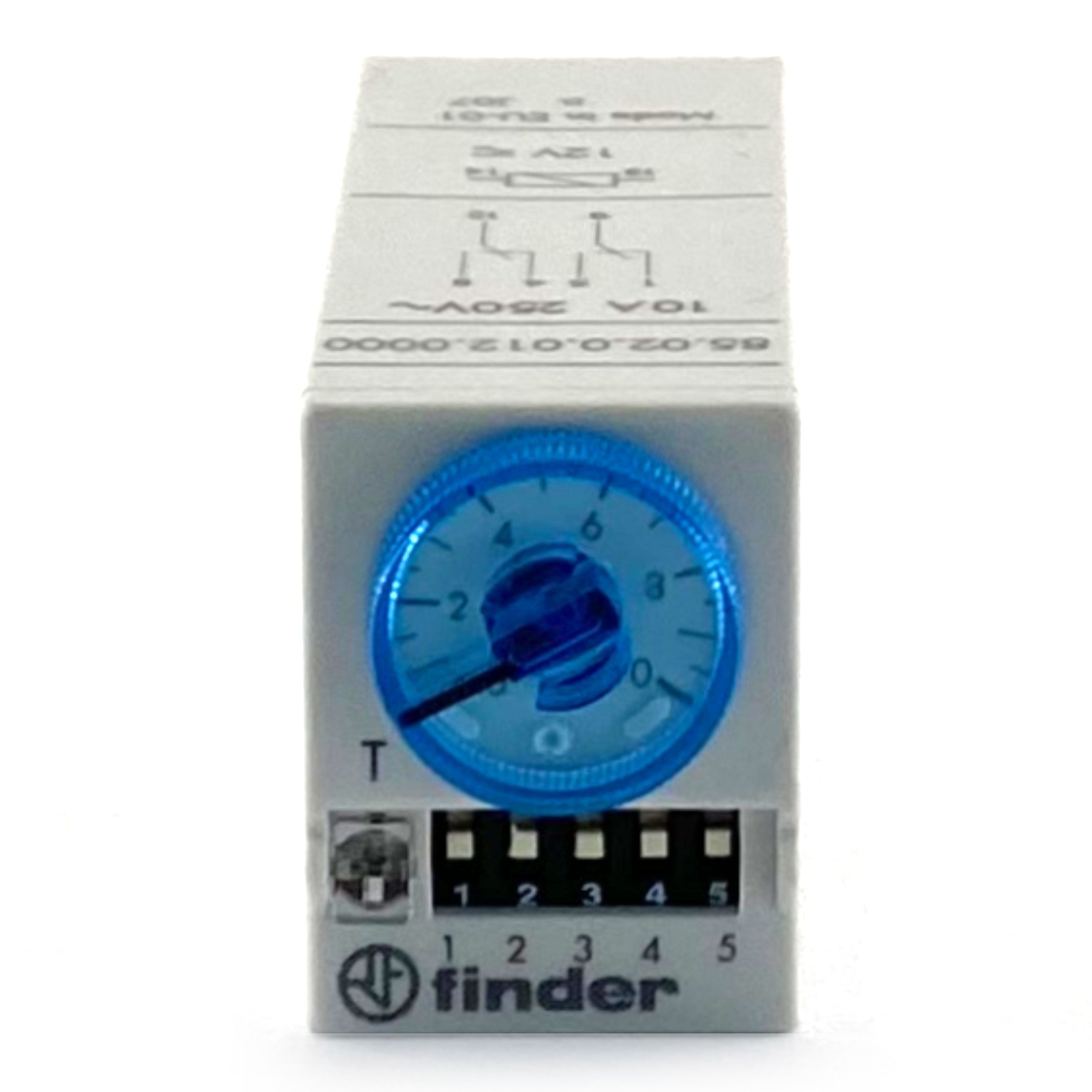 Minirelè temporizzato 12VCC Finder