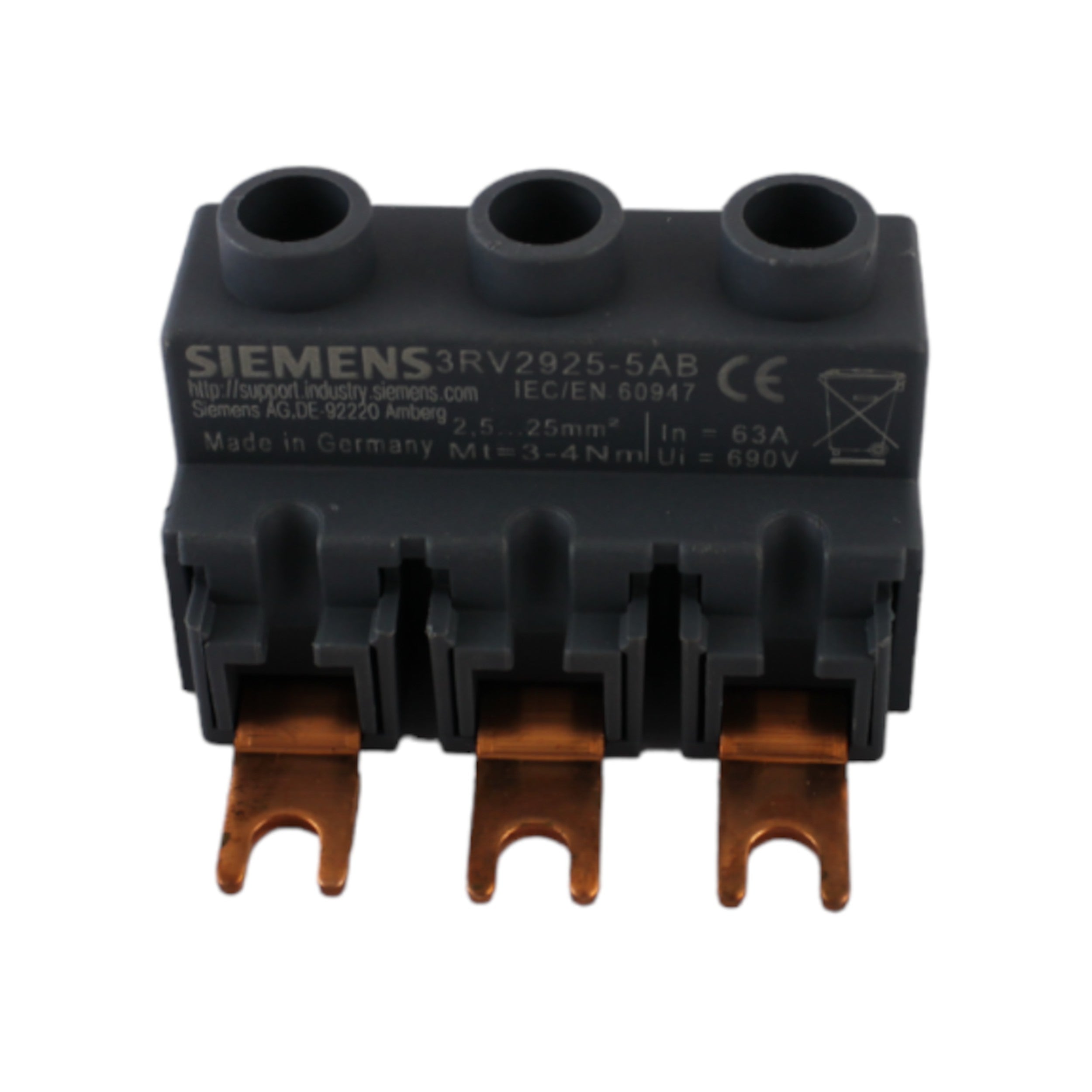 Morsetti di alimentazione trifase Siemens