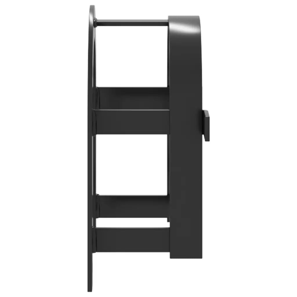 Portasella da Parete Nero in Ferro CFW2849358