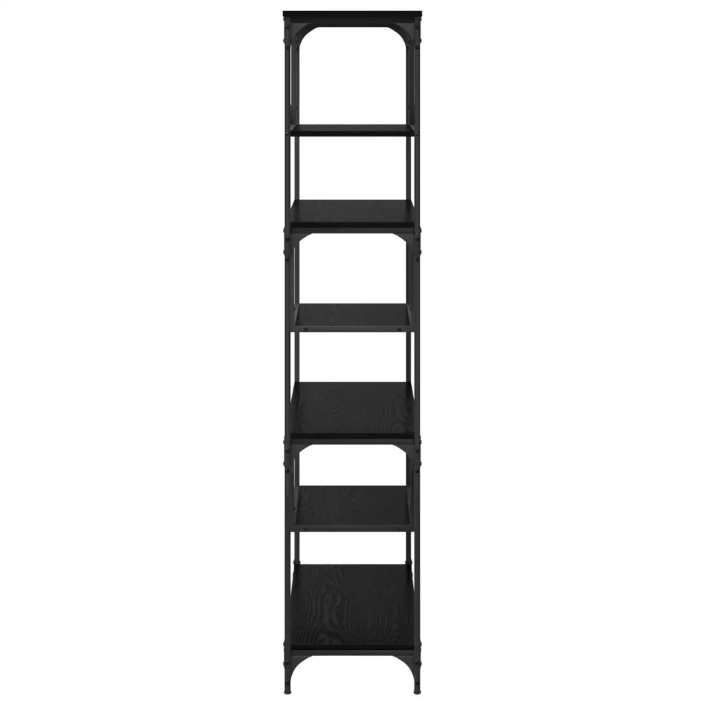 Libreria Rovere nero 81 x 36 x 176 cm Legno multistrato 882837