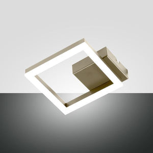 APPLIQUE DA PARETE A LED 11W LUCE CALDA 3000K 1080LM COLOR ORO OPACO SERIE BARD