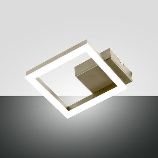 APPLIQUE DA PARETE A LED 11W LUCE CALDA 3000K 1080LM COLOR ORO OPACO SERIE BARD