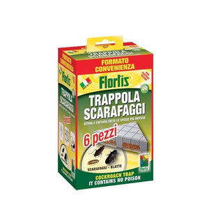 TRAPPOLA SCARAFAGGI  BLATTE TRIANGOLI  6 PEZZI