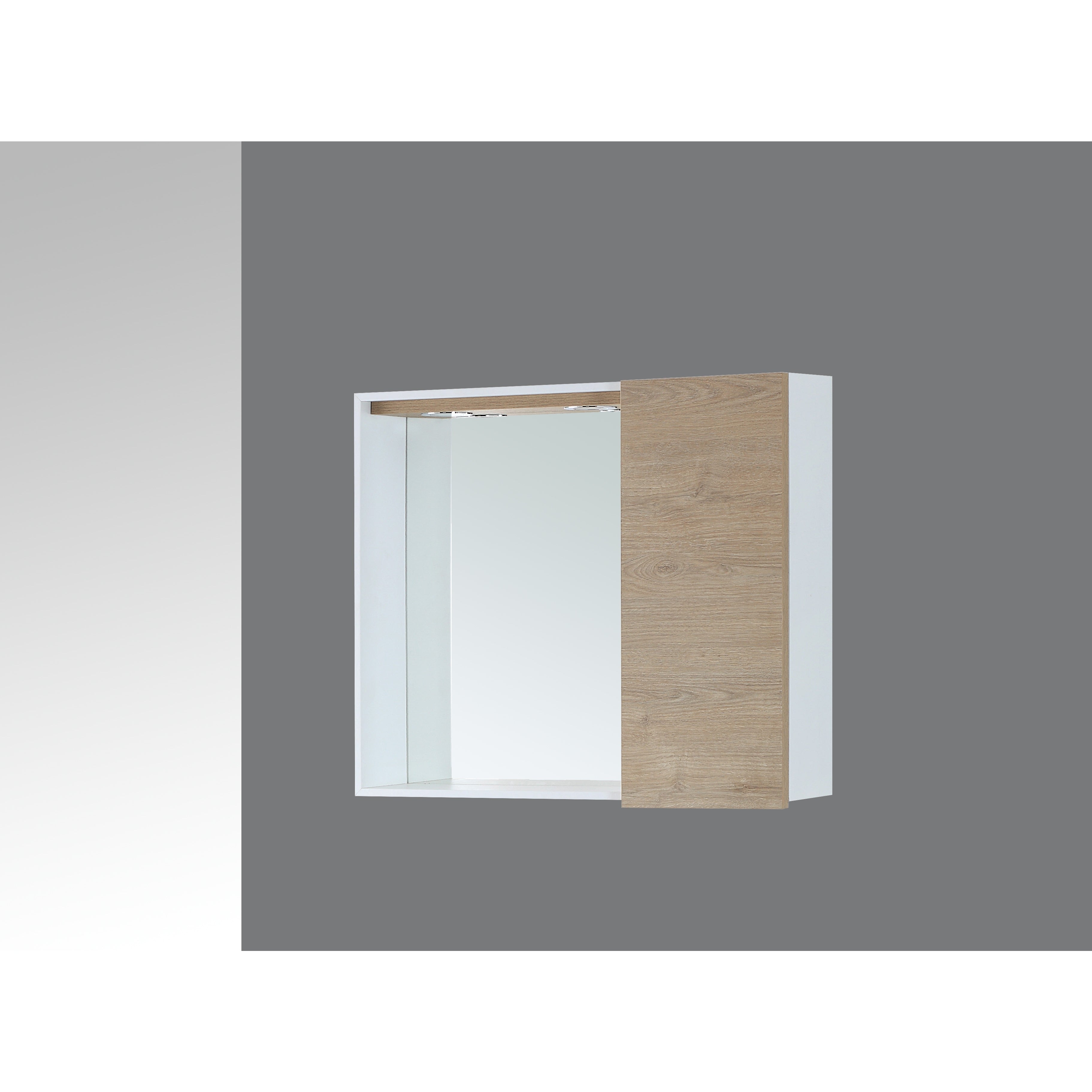 SPECCHIERA 67X16XH60CM CON 1 ANTA ROVERE DOLOMITE.