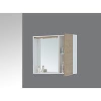 SPECCHIERA 67X16XH60CM CON 1 ANTA ROVERE DOLOMITE.