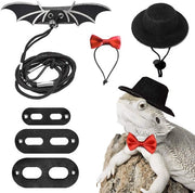 Kit di cinture per rettili flessibili - 3 pezzi - Altezza/Elmo/Coda - Cinture in nylon resistenti