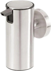 Dispensatore di sapone - acciaio inossidabile - stile e robusto - 1 pezzo - cromato - 5 x 10,5 x 9 cm