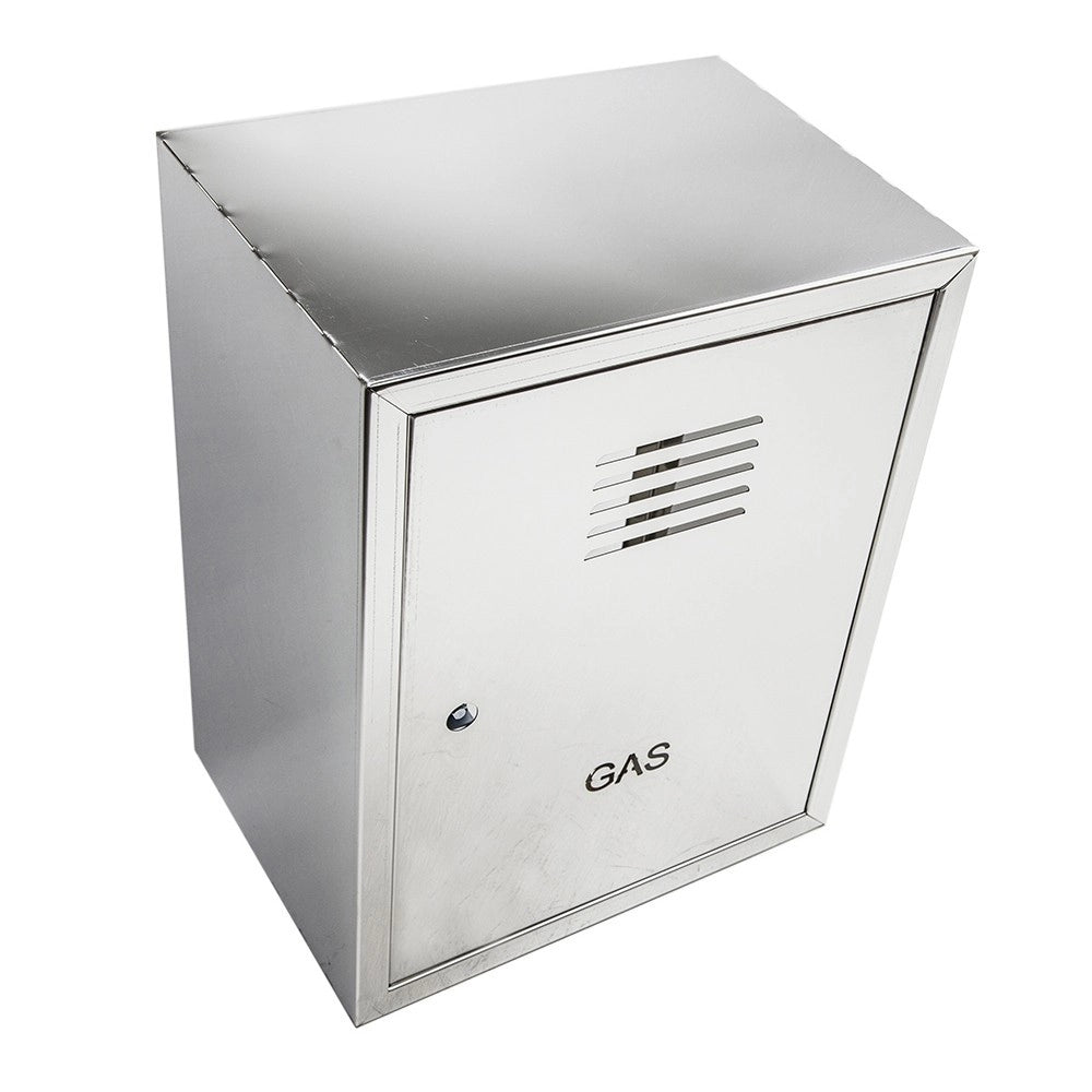 Cassetta cassonetto contenitore inox per contatore gas, scegli se  h 60 x l 60 x p 25cm