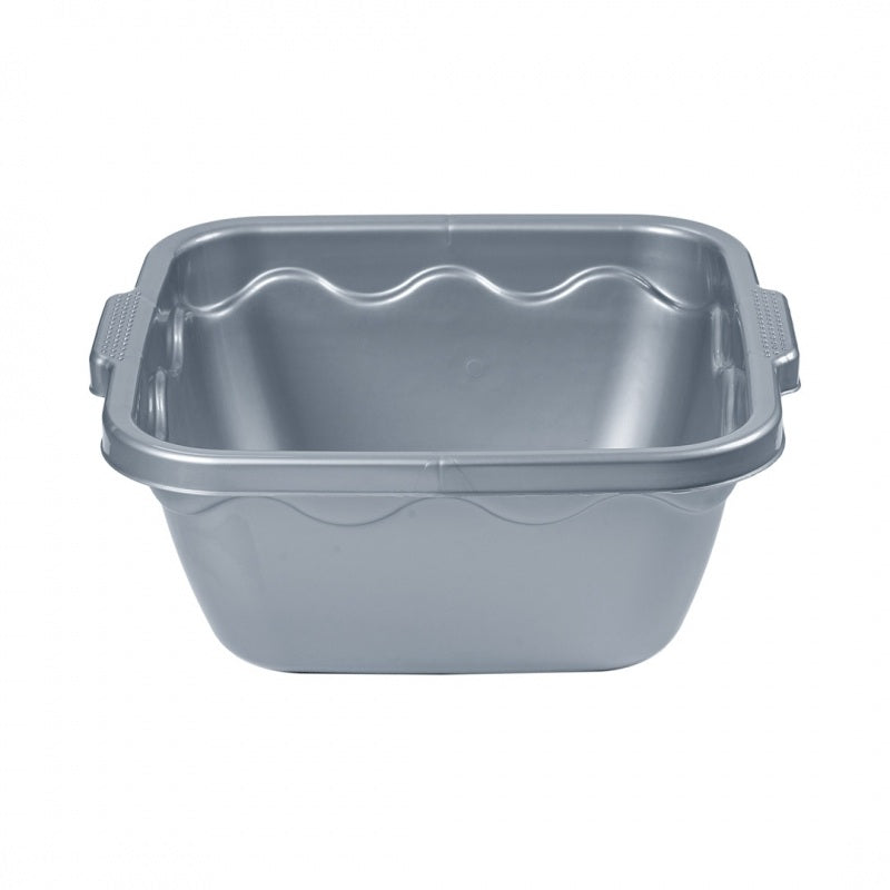 BACINELLA QUADRATA 34CM SILVER.