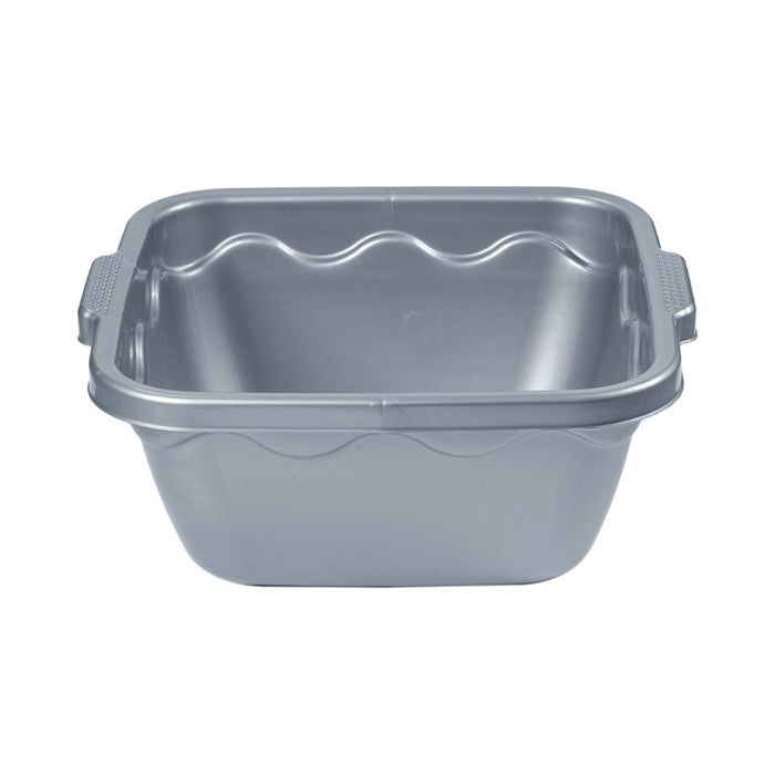 BACINELLA QUADRATA 34CM SILVER.