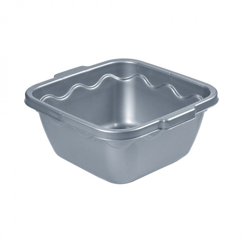 BACINELLA QUADRATA 34CM SILVER.