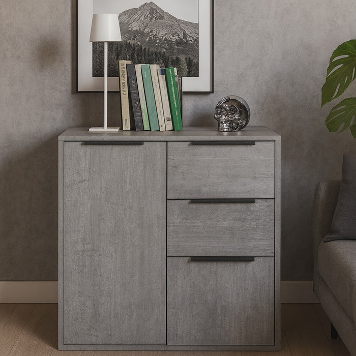 BASE ESPRESSO 2 ANTE 72X36XH87CM CEMENTO.