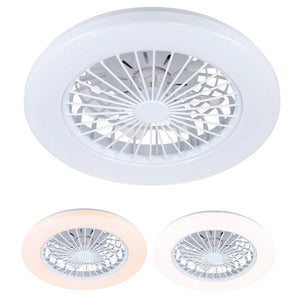 PLAFONIERA VENTILATORE FANNY LED 50W D.48,5CM.