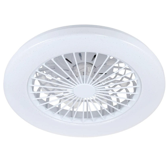 PLAFONIERA VENTILATORE FANNY LED 50W D.48,5CM.