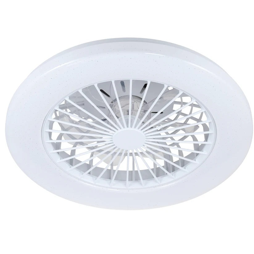 PLAFONIERA VENTILATORE FANNY LED 50W D.48,5CM.