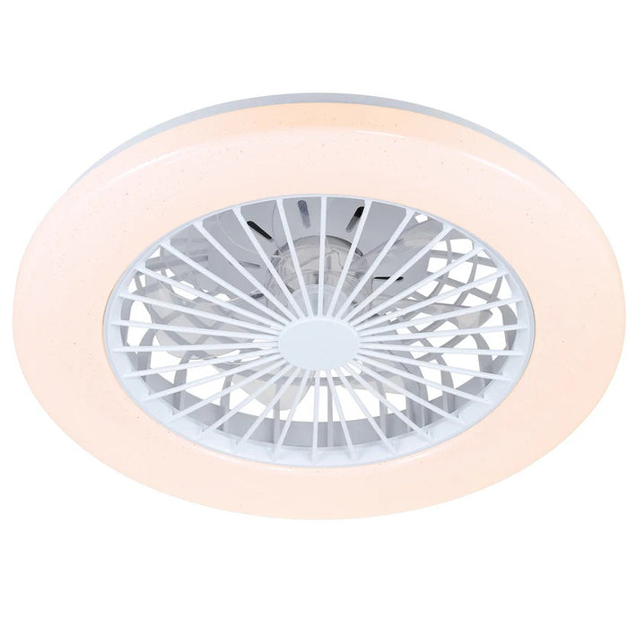 PLAFONIERA VENTILATORE FANNY LED 50W D.48,5CM.