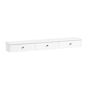 Consolle Con 3 Cassetti Libreria Scaffale A Scala Libreria A Scala Bianco FRG43-L-W SoBuy
