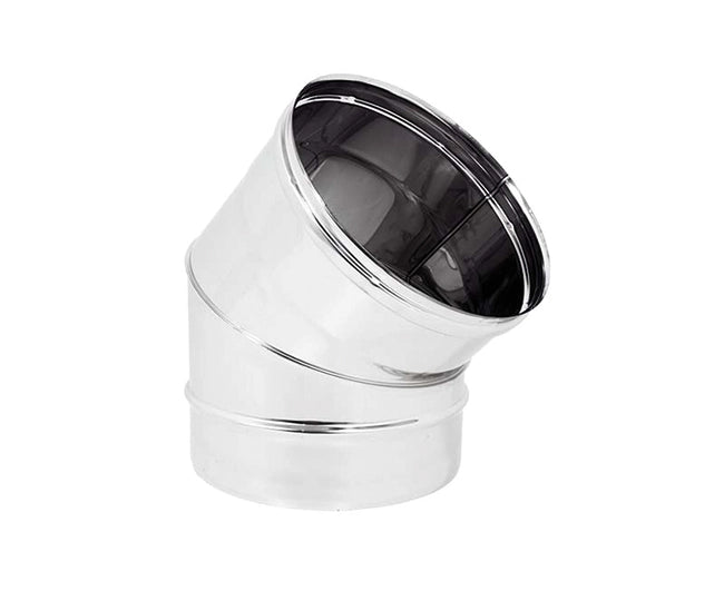CURVA 45  ° MONOPARETE ACCIAIO INOX AISI 304  EE ¸80 SP 05 MM   EUROPROFIL SRL