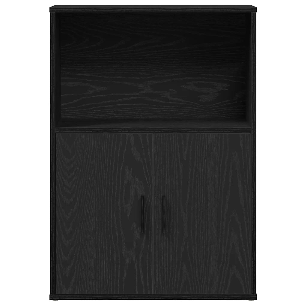 Libreria Rovere Nero 60x24x85 cm in Legno Multistrato 860410