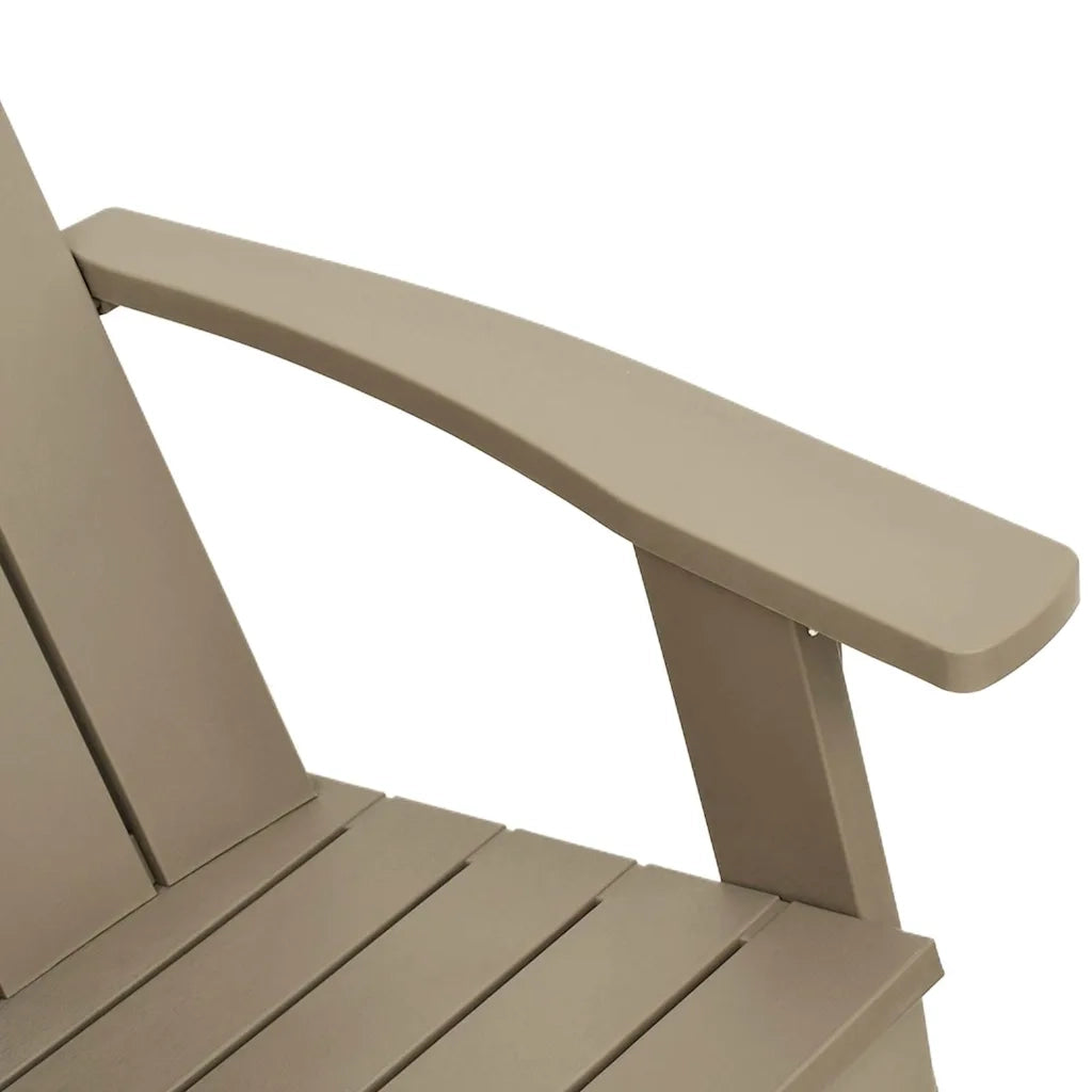 Sedia da Giardino | Sedie da Esterno Marrone Chiaro 75x88,5x89,5 cm Polipropilene