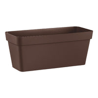 FIORIERA Rettangolare CLEO plastica CON RUOTE Vari Colori 60 CM VECA Color: BRONZO
