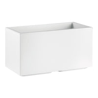 FIORIERA vaso RETTANGOLARE MATHERIA in plastica CON RUOTE 80CM VECA vari colori Color: BIANCO