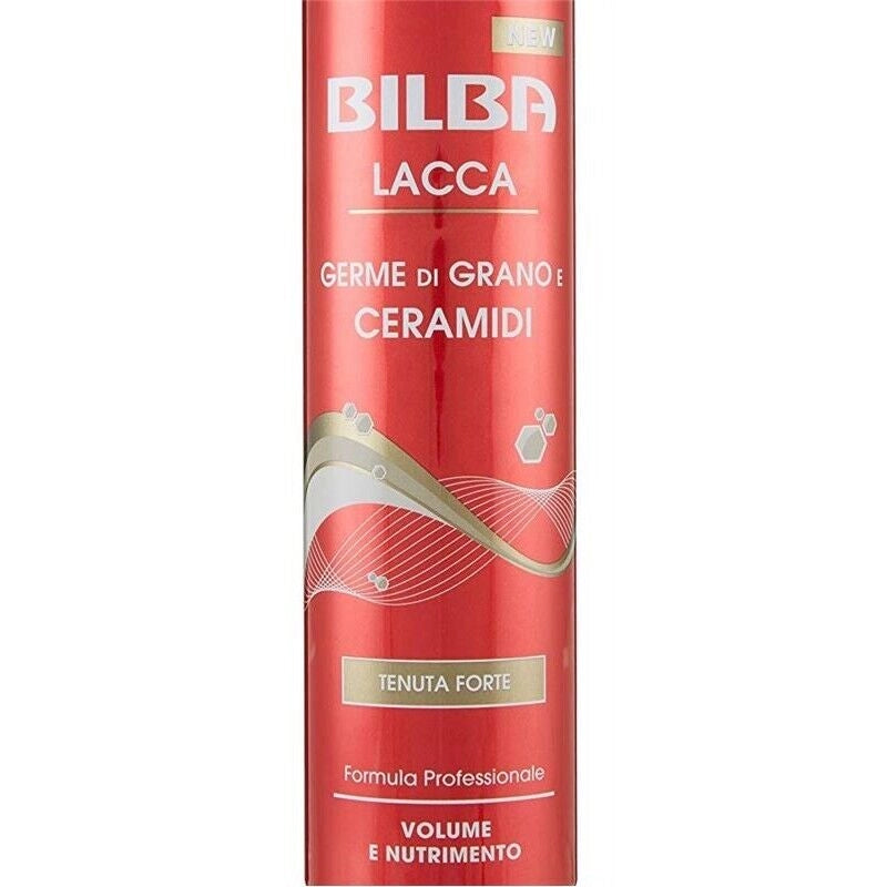 BILBA LACCA FISSAGGIO CAPELLI GERME DI GRANO E CERAMIDI TENUTA FORTE 250ML