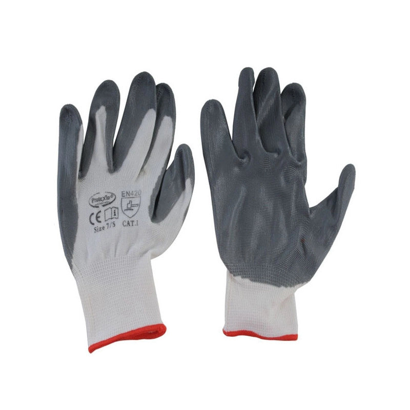 Guanti Nitrile Grigi 8 Protexio 08060