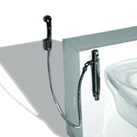 Parete attrezzata di cm h 60 con vaso sospeso, miscelatore e doccetta