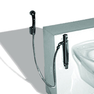 Parete attrezzata di cm h 60 con vaso sospeso, miscelatore e doccetta