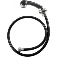 Doccetta universale con tubo flessibile per lavatesta lavandino