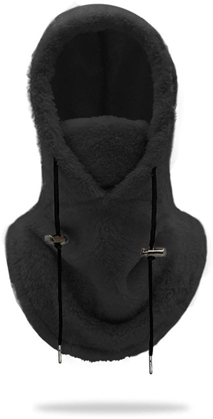 Muffa da Bivacco Unisex - Maschera da Vento - Fodero Termico a Felpa - Cappuccio/Sciarpa - Copertura del Viso - Dimensioni 54 x 33 cm - Maschera da Sci